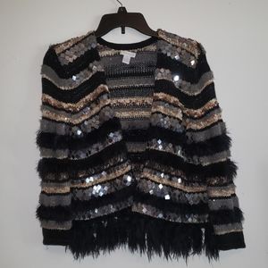 Chico's Size 1 Sweater Think New years wow?!?!